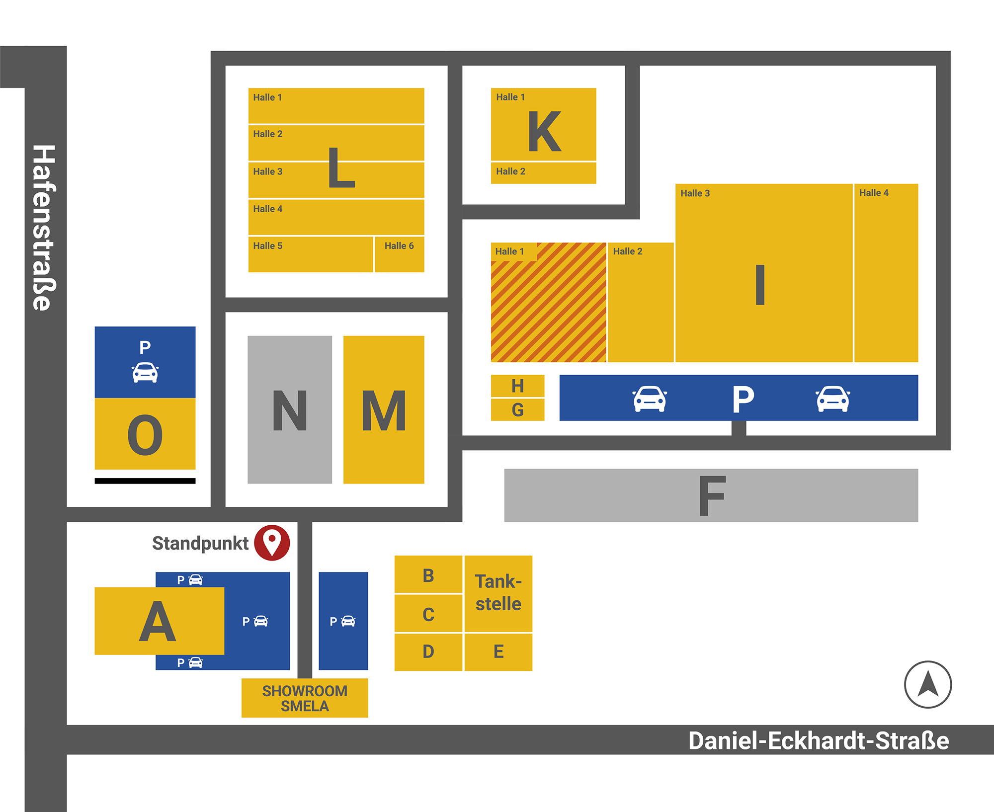 Lageplan Hafenstraße